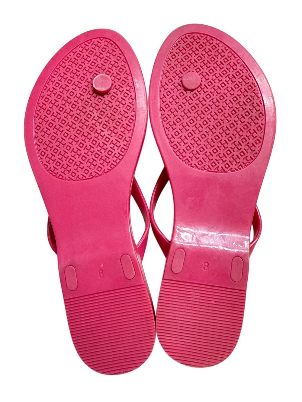 TORY BURCH JELLY BOW THONG SANDALS - Picture 2 of 2